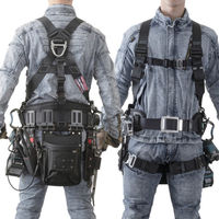 藤井電工 墜落制止用器具 フルハーネス型 TH-521-OT-BLK-S-BX 1着（直送品）