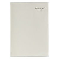 高橋書店 ノートブック A5 5mm 方眼罫 クリアカバー付き ホワイト NA522 1冊（直送品）