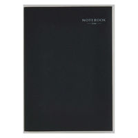 高橋書店 ノートブック A5 6mm 横罫 クリアカバー付き ブラック NA501 1冊（直送品）