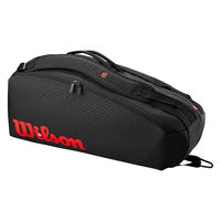 テニス ラケットバッグ CLASH V3 6PK RACQUET BAG BLACK/Infrared WR80381010（直送品）