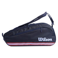 Wilson(ウイルソン) テニス バッグ TEAM J 6PK NAVY Navy/Pink WR80501010 1個（直送品）