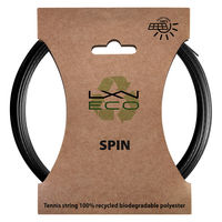 Wilson(ウイルソン) テニス 硬式ガット LXN ECO SPIN 125 SET BLACK 125 WR83106011（直送品）
