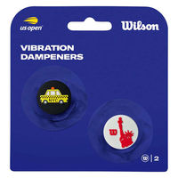Wilson(ウイルソン) テニス ラケット雑品 US OPEN DAMPENERS 2PK Yellow/Red WR84123010（直送品）