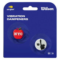 Wilson(ウイルソン) テニス ラケット雑品 US OPEN DAMPENERS Red/BLACK 2PK WR84122010（直送品）