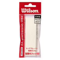 Wilson(ウイルソン) テニス グリップテープ PRO OVERGRIP 1PK SMU White WR84497010（直送品）