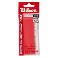 Wilson(ウイルソン) テニス グリップテープ PRO OVERGRIP 1PK SMU Red Ｒｅｄ WR84497050（直送品）
