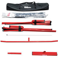 Wilson(ウイルソン) レクレーション ネット PORTABLE PICKLEBALL NET SYSTEM WRR220000 1個（直送品）
