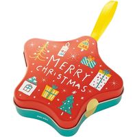 ヘッズ ピローキャンディ／クリスマス星型缶-3 30個(6個×5) 540-XS3（直送品）