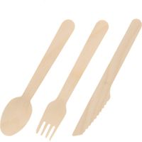 アサヒグリーン 木製カトラリー3点セット 140mm 5437 004514428 1セット(1000個:50個×20袋)