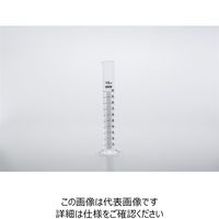 ナリカ メスシリンダー(ケミカルシリンダー)20ml 印刷目盛 プラスチック製 S75-2012-02 1セット(12個)（直送品）