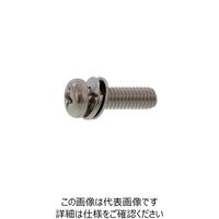 ファスニング J SC-4 ステンレス（+）ナベ P＝4（SW+JIS小形W組込） 3 X 17 1002000400300170G4（直送品）