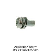 ファスニング J クロメート 鉄（+）（ー）ナベ P＝4（SW+JIS小形W組込） 3.5 X 10 100002040035010002（直送品）