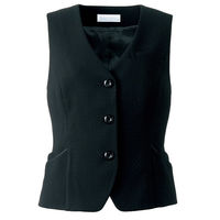 神馬本店 ドットシャドー ベスト ブラック 19号 SA180V-7-19号 1着（直送品）