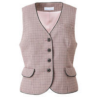 神馬本店 ツイーディミニチェック　ベスト　ピンク　7号 SA290V-3-7号 1着（直送品）