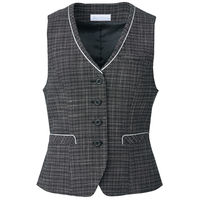 神馬本店 コスモツイード　ベスト　ブラック　15号 SA360V-7-15号 1着（直送品）