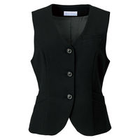 神馬本店 シャドーチドリ ベスト ブラック 15号 SA370VA-7-15号 1着（直送品）