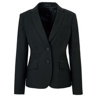 神馬本店 ピンドット　ジャケット　ブラック　19号 SA380J-7-19号 1着（直送品）