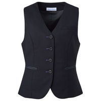 神馬本店 ピンドット　ベスト　ネイビー　9号 SA380V-1-9号 1着（直送品）