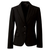 神馬本店 ピンドット　ジャケット　ブラック　19号 SA382J-7-19号 1着（直送品）