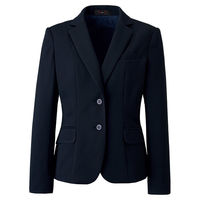 神馬本店 制菌エコツイルニット　テーラードジャケット　ネイビー　17号 SA450J-1-17号 1着（直送品）