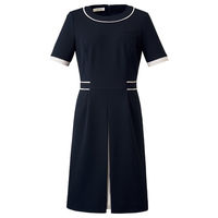 神馬本店 エコツイルニットワンピース ネイビー 11号 WN50W-1-11号 1着（直送品）