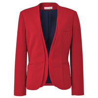 神馬本店 エコツイルニットノーカラージャケット レッド 9号 WN51J-3-9号 1着（直送品）