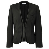 神馬本店 エコツイルニットノーカラージャケット ブラック 9号 WN51J-7-9号 1着（直送品）