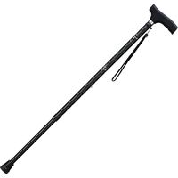 竹虎 シリコングリップステッキ　104832　太陽ブラック 4958995848328 1本（直送品）