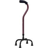 フジホーム マグネシウム四点杖　M　WB5164　バーガンディ 4977626737169 1本（直送品）