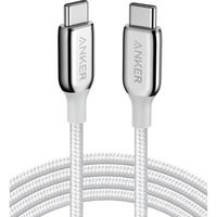 アンカー Anker PoweLine+ III USB-C & USB-C 2.0 ケーブル(1.8m シルバー) A8863041 1個（直送品）