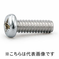 0番1種(+)ナベ小ねじ 鉄 三価ホワイト M1.7×6.0 5000本入 1100100005200 1箱(5，000本入)（直送品）