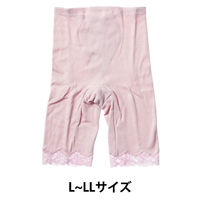 【アウトレット】クレオス 日本製 シルク高混率インナーボトム（裾口1/2カットレース仕様） ライトピンク IN1002 A10 Ｌ～ＬＬ 1着