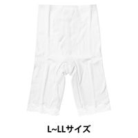 【アウトレット】クレオス 日本製 シルク高混率インナーボトム（裾口1/2カットレース仕様） オフホワイト IN1002 A01 Ｌ～ＬＬ 1着