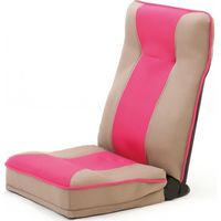 ファミリー・ライフ 整体師さんが推奨する 健康ストレッチ座椅子 ピンク 0375510 1脚（直送品）
