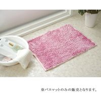 イケヒコ 吸水速乾ミスト バスマット2P 約450×600mm ピンク 3476460 1セット（2枚入）（直送品）