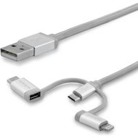 Lightning/USB-C/Micro-Bケーブル 2m　LTCUB2MGR　1個　StarTech.com