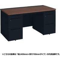 オカムラ アドバンス 両袖机 左右3段 引出し付 標準 幅1600×奥行700×高さ720mm 3V0SAF MK59 1台（直送品）