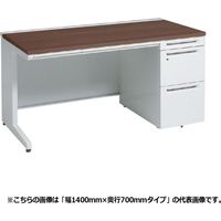 オカムラ アドバンス 片袖机 3段 引出し付 標準 幅1000×奥行800×高さ720mm 3V1SBL