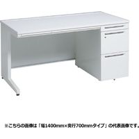 オカムラ アドバンス 片袖机 3段 引出し付 標準 幅1200×奥行600×高さ720mm 3V1SCJ MK28 1台（直送品）