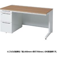 オカムラ アドバンス 片袖机 3段 引出し付 標準 幅1000×奥行700×高さ720mm 3V1TAL MK55 1台（直送品）