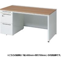 オカムラ アドバンス 片袖机 3段 引出し付 標準 幅1000×奥行600×高さ720mm 3V1ZGL MK55 1台（直送品）