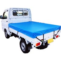 カワシマ盛工 シートマン 厚手ターポリントラックシート 軽トラック用 スカイブルー STA-SB（直送品）