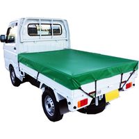 カワシマ盛工 シートマン 厚手ターポリントラックシート 軽トラック用 グリーン STA-GR（直送品）