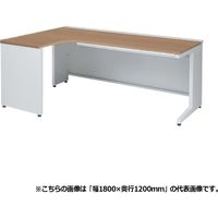 オカムラ アドバンス L型机 左用 引出し付 標準 幅1600×奥行1200×高さ720mm 3VLPAD MK55 1台（直送品）