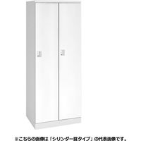 オカムラ レスピア スチールロッカー ２人用 木目扉 幅700×奥行515×高さ1790mm