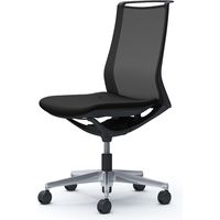 オカムラ　モード　ミドルバック　肘付き　ダークブルー オカムラ okamura mode モードチェア プレーン・ インターロック