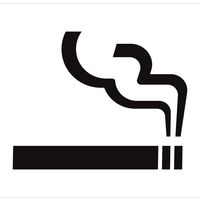 グリーンクロス JISピクトサイン 喫煙所 150角 6300001210（直送品）