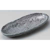 アースモス 美濃焼 楕円鉢 雫石長盛皿大 （2個入）（直送品）