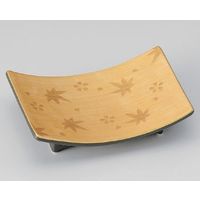 アースモス 美濃焼 向付 筋彫高台皿