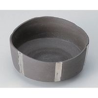 アースモス 美濃焼 向付 炭化土プラチナ十草向付 （2個入）（直送品）